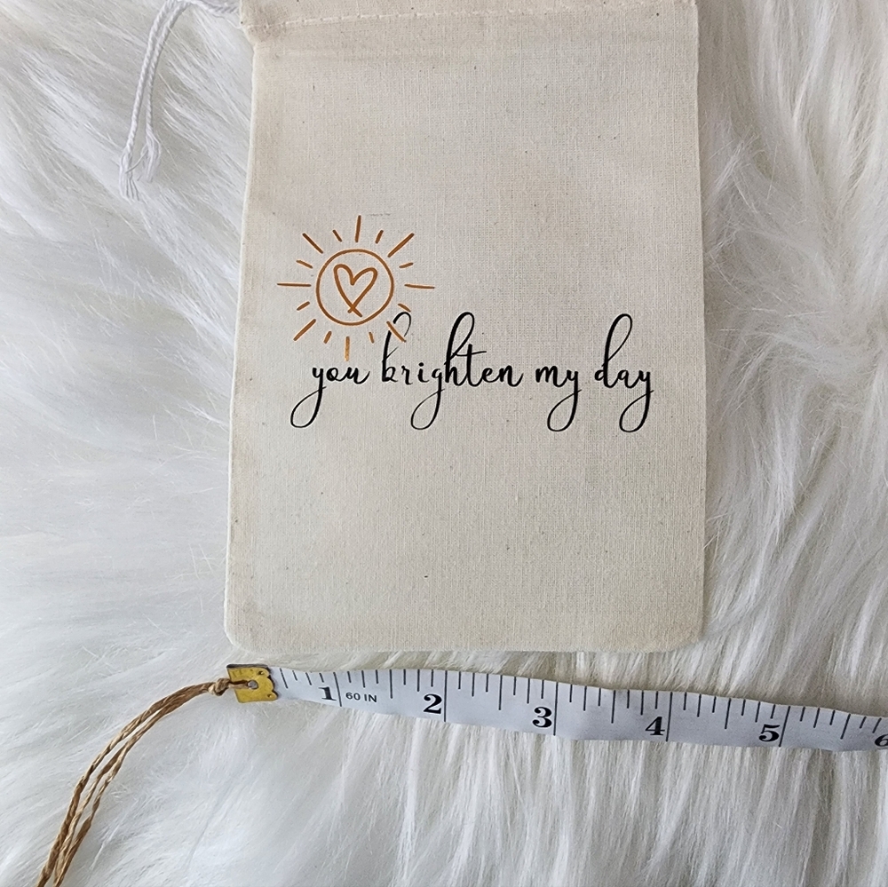 Set of 3 Canvas Bags with Inspirational Prints You Are My Sunshine - Picture 11 of 13